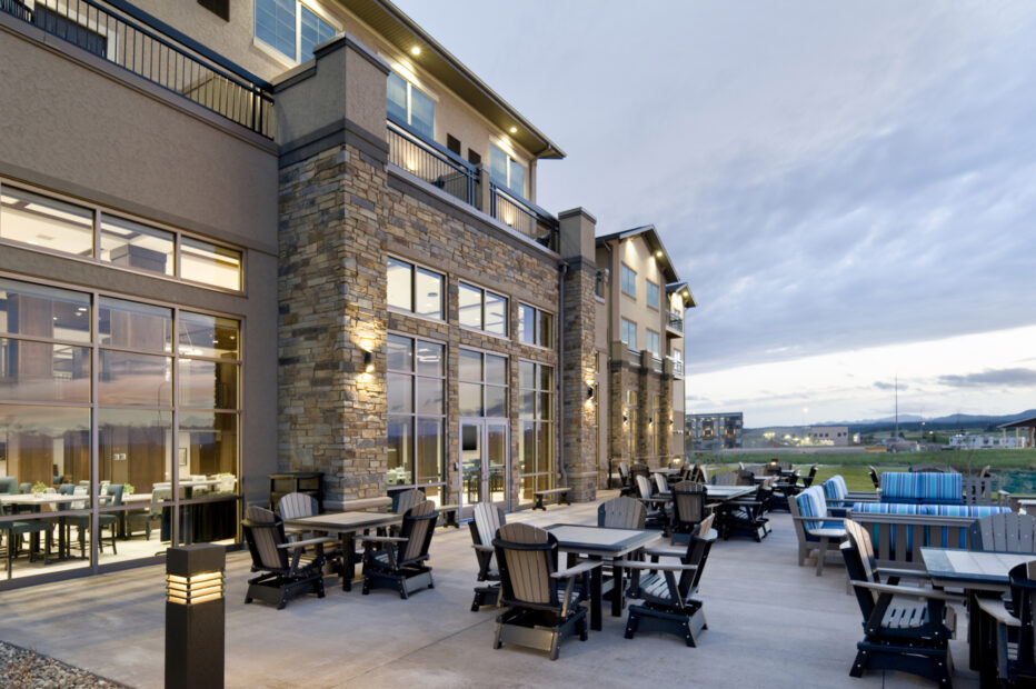 ClubHouse Hotel & Suites Patio, Rapid City, South Dakota